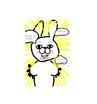 コロナ対策してよウサギちゃん（個別スタンプ：4）