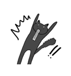 色黒ロシアンブルー猫日常使用頻度高語彙集（個別スタンプ：4）