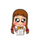 デカ目女子（個別スタンプ：22）