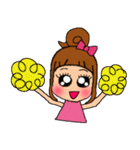 デカ目女子（個別スタンプ：25）