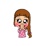 デカ目女子（個別スタンプ：29）
