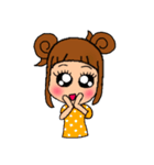 デカ目女子（個別スタンプ：32）