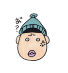 ニット帽のタラコ（個別スタンプ：2）