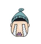 ニット帽のタラコ（個別スタンプ：7）