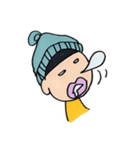 ニット帽のタラコ（個別スタンプ：8）