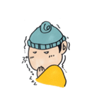 ニット帽のタラコ（個別スタンプ：19）
