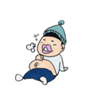 ニット帽のタラコ（個別スタンプ：23）