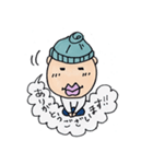ニット帽のタラコ（個別スタンプ：26）