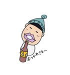 ニット帽のタラコ（個別スタンプ：28）