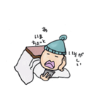ニット帽のタラコ（個別スタンプ：30）