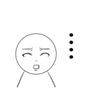 言葉にできない顔（個別スタンプ：13）