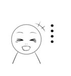 言葉にできない顔（個別スタンプ：14）