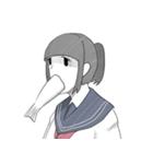 ...少女と魚（個別スタンプ：3）