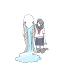 ...少女と魚（個別スタンプ：5）