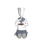 ...少女と魚（個別スタンプ：12）