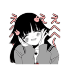 黒セーラーの少女たち（個別スタンプ：8）