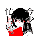 黒セーラーの少女たち（個別スタンプ：9）