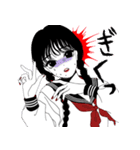 黒セーラーの少女たち（個別スタンプ：14）