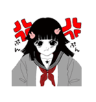 黒セーラーの少女たち（個別スタンプ：18）