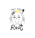 Hair color Rest.·˖*(カラー専門店)...2（個別スタンプ：1）