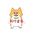 日常で使えるおしばいぬ（個別スタンプ：4）