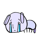 よこむきどうぶつ（個別スタンプ：4）
