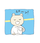 ゆるく返したいクマのスタンプ（個別スタンプ：3）