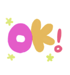 手書きな文字（個別スタンプ：1）