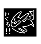 white＆black CA（個別スタンプ：1）