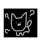 white＆black CA（個別スタンプ：3）
