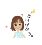 かわいい女の子たちの日常スタンプ（個別スタンプ：4）