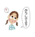 かわいい女の子たちの日常スタンプ（個別スタンプ：14）
