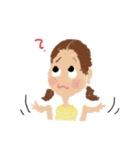 かわいい女の子たちの日常スタンプ（個別スタンプ：36）