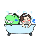 僕の同居人は恐竜（個別スタンプ：3）