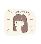 全く柄にもないキャラを描いてしまった..2（個別スタンプ：7）