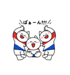 トリコロール好きのサッカー応援スタンプ2（個別スタンプ：21）