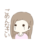 女の子で日常のスタンプ（個別スタンプ：9）