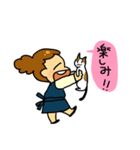 おだんごちゃん＆ねこちゃん（個別スタンプ：4）