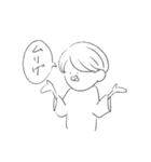 シュールな顔で良く使う言葉（個別スタンプ：13）