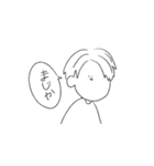 シュールな顔で良く使う言葉（個別スタンプ：23）