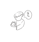 シュールな顔で良く使う言葉（個別スタンプ：26）