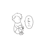 シュールな顔で良く使う言葉（個別スタンプ：40）