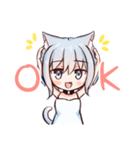 ネコミミ少女のシロとクロ（個別スタンプ：39）