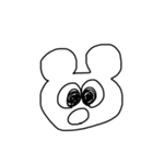 クマちゃんの顔（個別スタンプ：5）