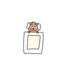 食べ物と犬 I can fly（個別スタンプ：6）