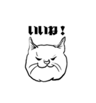 しろいねこたちのすたんぷ（個別スタンプ：2）