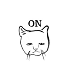 しろいねこたちのすたんぷ（個別スタンプ：11）
