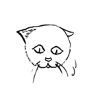 しろいねこたちのすたんぷ（個別スタンプ：25）