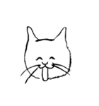 しろいねこたちのすたんぷ（個別スタンプ：28）