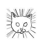 しろいねこたちのすたんぷ（個別スタンプ：34）
